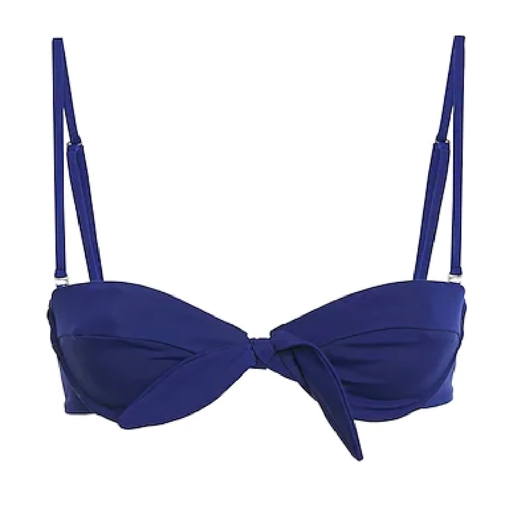 Mara Hoffman blue bikini top